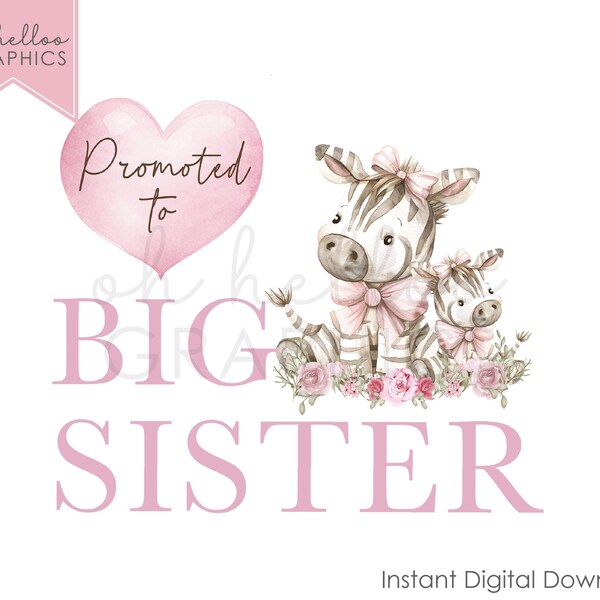 Big Sister Iron On - Etsy