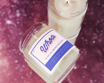 Author Candle: Literary Gift for Writers - Atlantis Whisper Scent