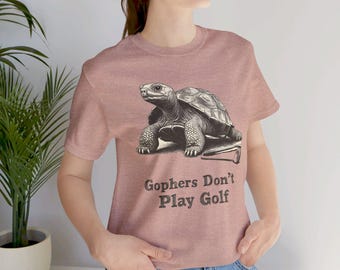Gopher Tortoise Unisex Tee, Nature Lover Gift, National Park T-Shirt, Environmental Activist Shirt, Outdoor Adventure Top