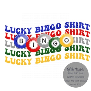 5 pack  Messy Bun Bingo png sublimation design download, bingo game png, bingo balls png, bingo design png, sublimate designs download