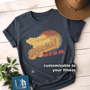 Custom Chronic Illness Warrior Graphic Tee | Unisex Invisible Disability Support Shirt | Hidden Disability Awareness - Chronic Illness Rocks