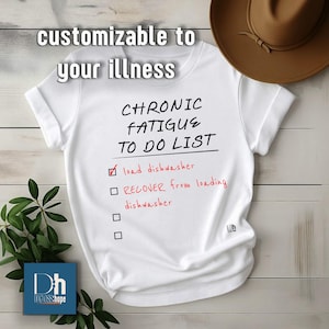 Chronic Fatigue To-Do List Tee – Disability Pride Fashion