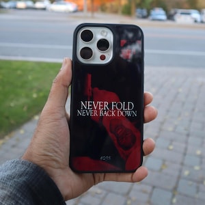 Nunca te dobles, nunca retrocedes - Funda para teléfono Sidhu Moosewala, funda para teléfono Punjab 295