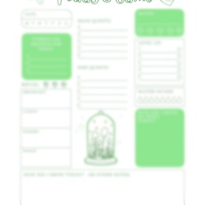 Printable Gamification Task Sheets/gamify Tasks Journal Pages - Etsy