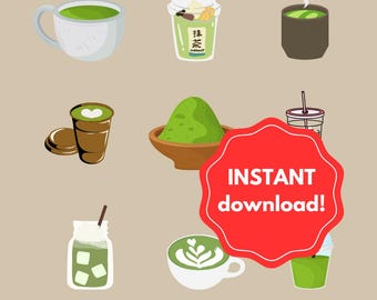for the love of matcha - printable art