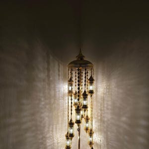 Blown Glass Floor Lamp with Metal Base – Handmade Glass Shade – Contemporary Boho Lighting for Cozy Spaces”
