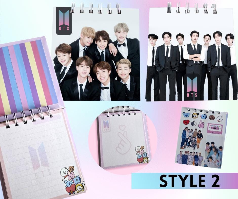 BTSノート 5インチ x 4.60インチ - Etsy 日本 BTSノート 5インチ x 4.60インチ - Etsy 日本