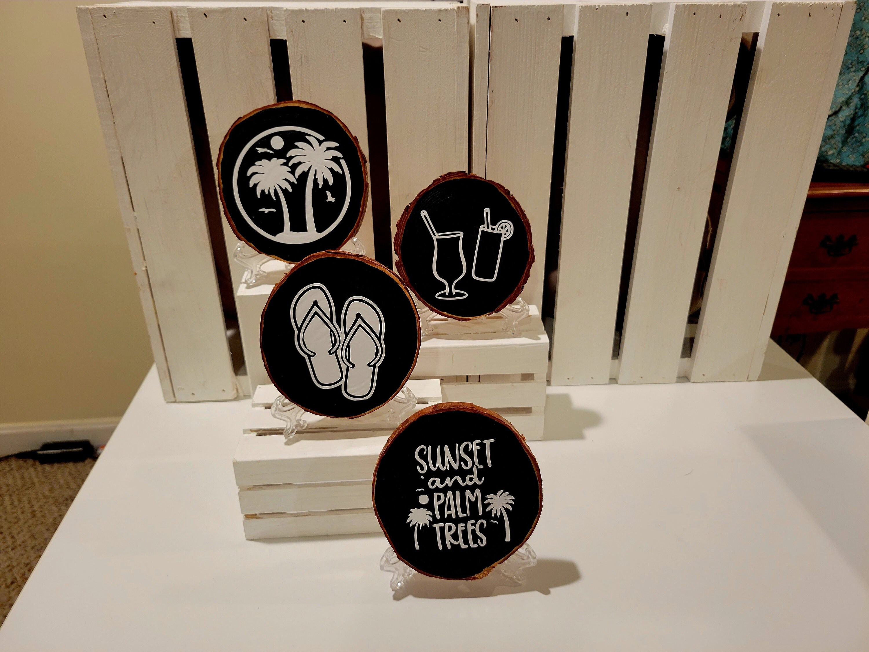 Kiwi Coasters - Etsy