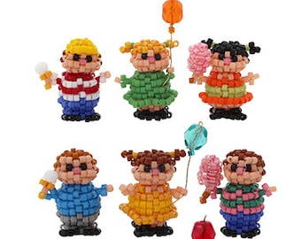 Bead Pattern: 3D Mini Fairground Visitor Figure