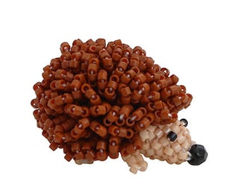 Bead Pattern: 3D Beaded Harrison the Hedgehog