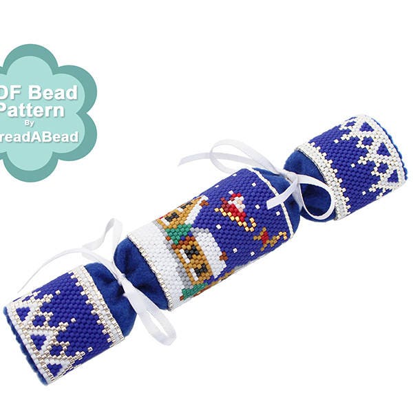 Bead Pattern: 3D Beaded Christmas Cracker