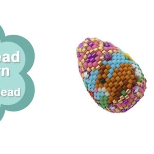 Bead Pattern: Mini Bejewelled Crystal Easter Egg image 1