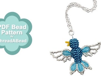 Bead Pattern: Mystic Bird Pendant