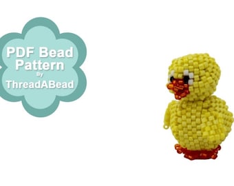 Bead Pattern: Cluckie - The Little Beaded Chick Ornament