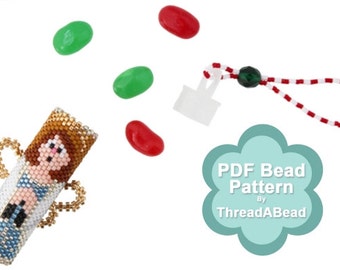 Bead Pattern: Angel Tube Ornament Pattern