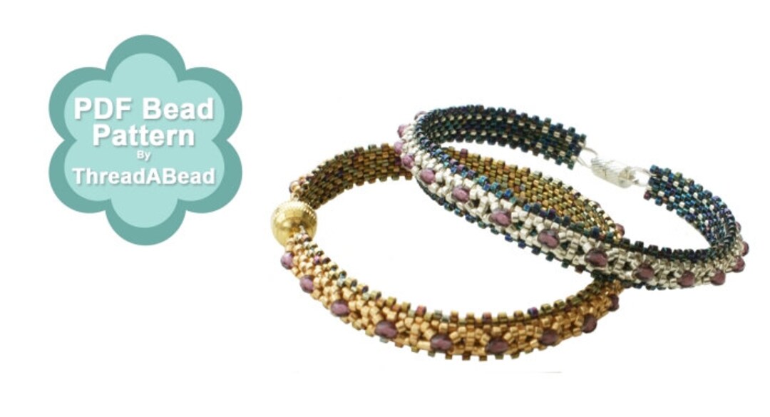Bead Pattern: Crystal Tennis Bracelet - Etsy