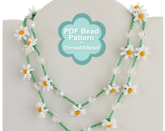 Bead Pattern: Daisy Chain Necklace