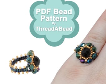 Bead Pattern: Florence Beaded Ring