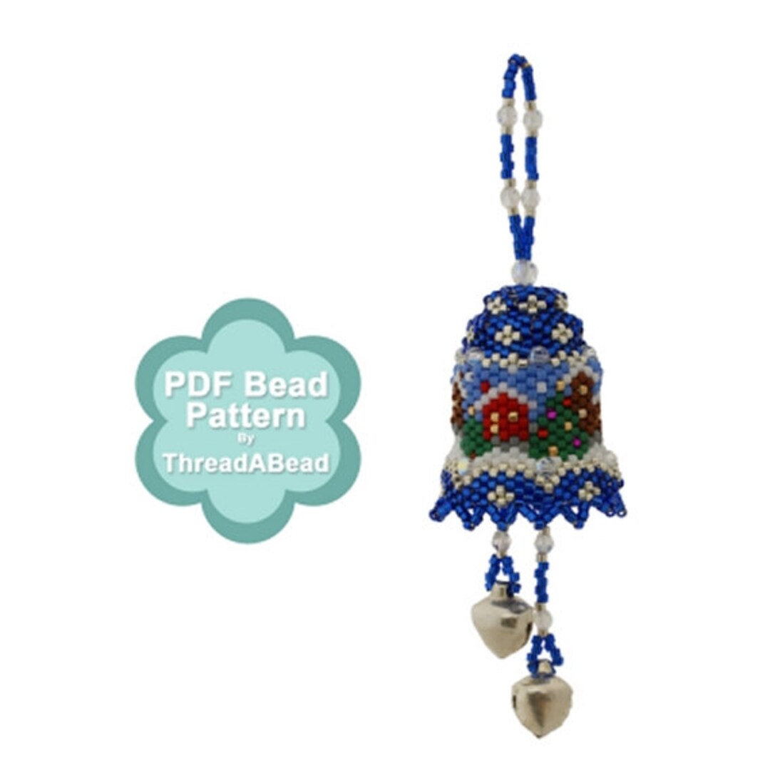 Bead Pattern: Christmas Scene Bell Ornament - Etsy