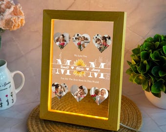 Custom Photo LED Lamp, Personalized Mother's Day Gift