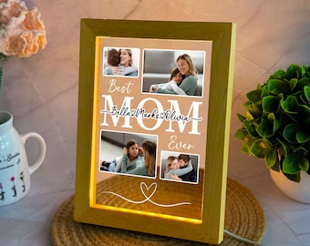 Personalized Photo LED Lamp, Custom Mother's Day Gift