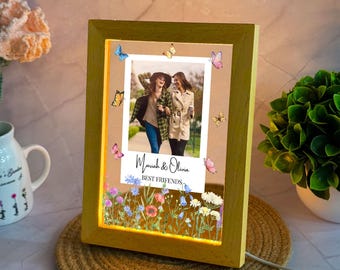 Custom Night Light Best Friend Gifts,  Birthday Christmas Gift for Bestie Sister Soulmate, Birthday Gift for Her, Friendship Light Up Sign