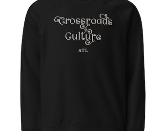 Atlanta Crossroads Unisex organic raglan sweatshirt