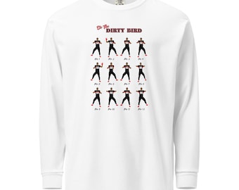 Dirty Bird Dance Garment-dyed heavyweight long-sleeve shirt