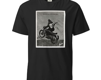 Riding Easy Vintage Ad Unisex garment-dyed heavyweight t-shirt