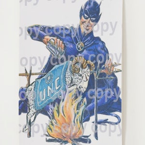 Duke University Blue Devil Poster - Digital File for Download