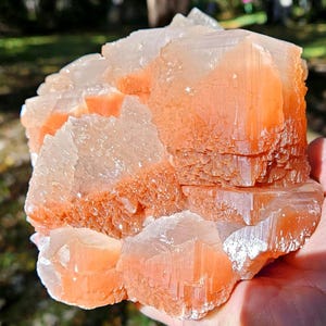 Pagoda Red Hematite Calcite Specimen, China, Large