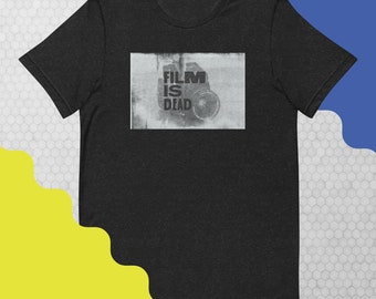 Vintage Camera T-Shirt – "Film is Dead" Design for Analog Lovers