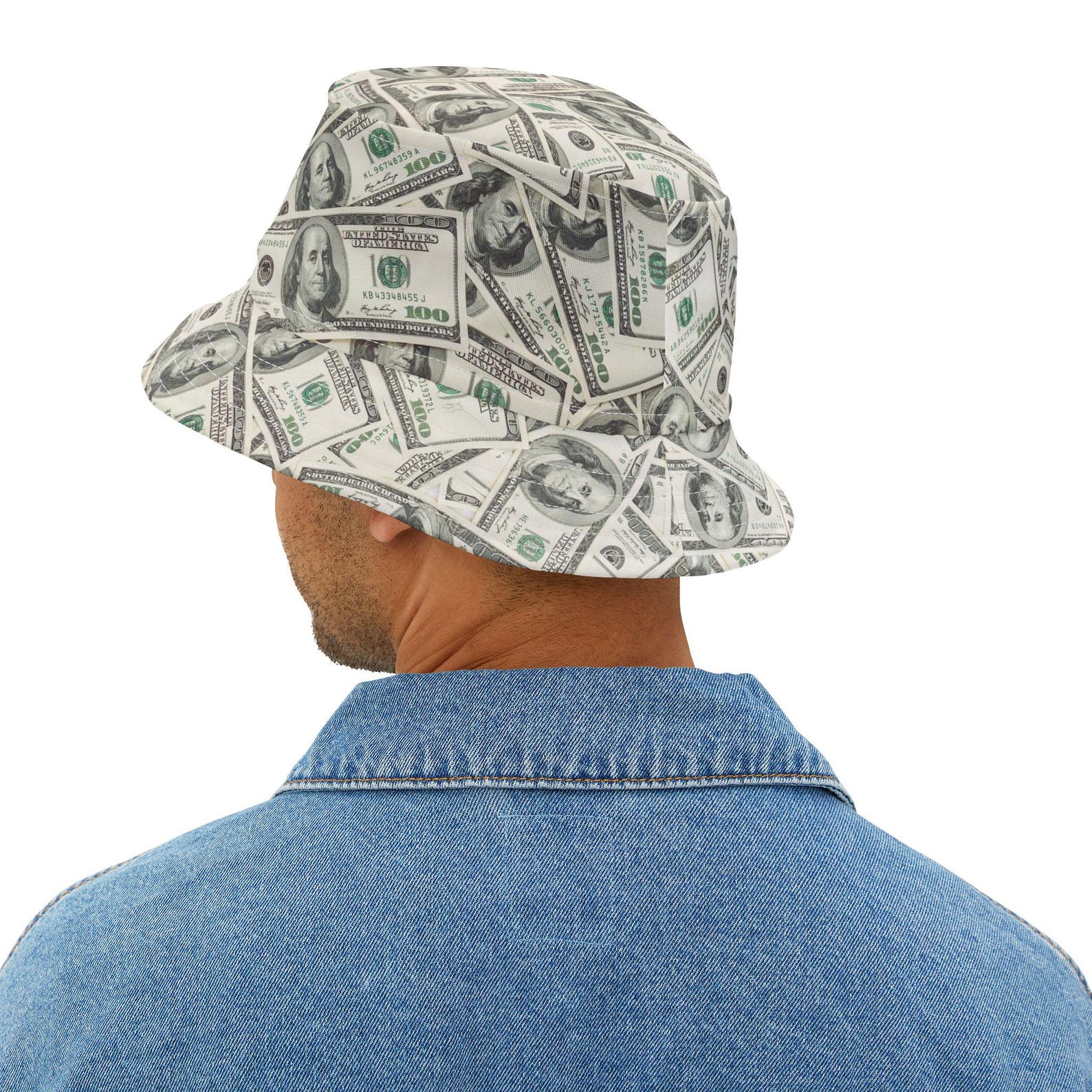 Money Bucket Hat, Moisture Wicking Hat, Bucket Hat, Bucket Hat Men ...