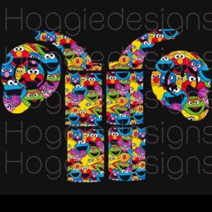 Sesame Street N8/ N7/ Kansas 2 Cochlear Implant Skin Avaliable With Receiver