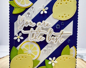 You Are The Best Lemon Summer Citrus Card
