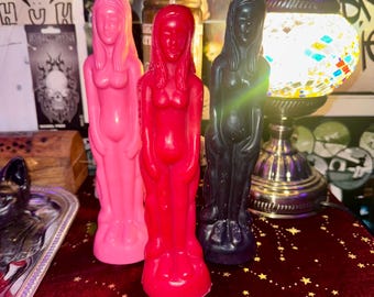 Figure Candle Female! Multiple Colours - Witchcraft - Magic - Ritual Candle