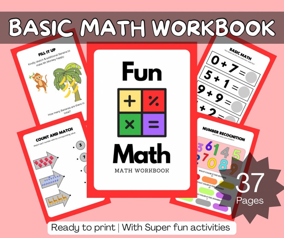 Printable Busy Book for Kids: Fun Basic Math Exercises & Learning ...