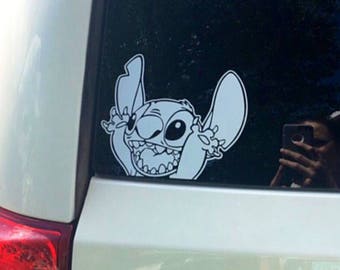 Waving Stitch Disney Inspired Vinyl Car, Laptop, or Decor Decal