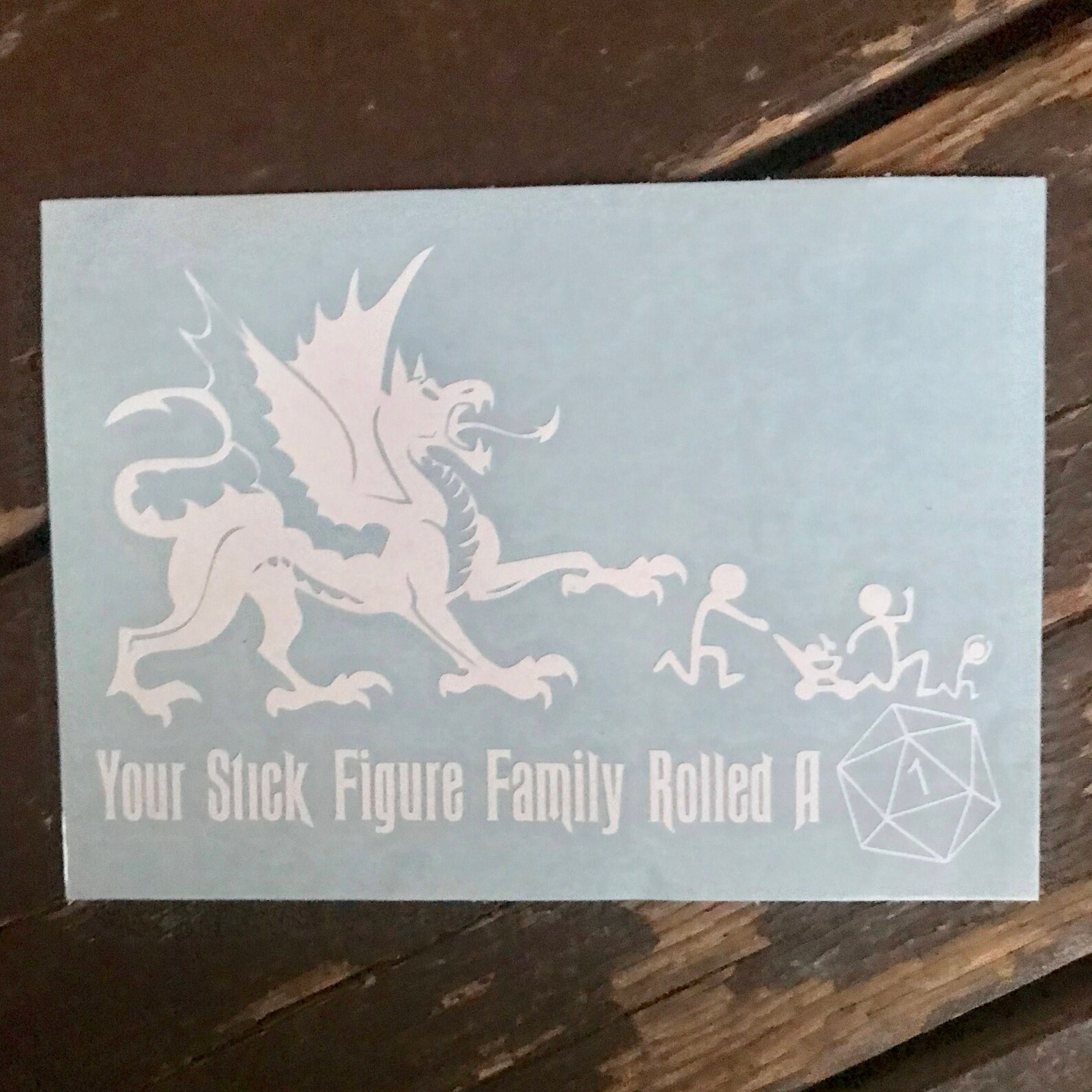 Your Stick Figure Family Rolled A 1 - b5ljj8w