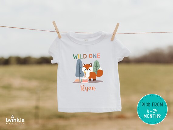 Fox first birthday shirt sale