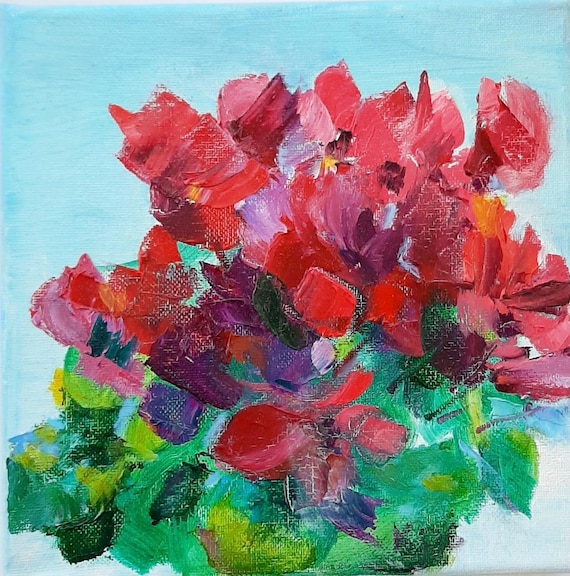 油絵 抽象画花 田村隆枝 絵画 油絵 肉筆油絵 抽象画 太陽の花 ひまわり