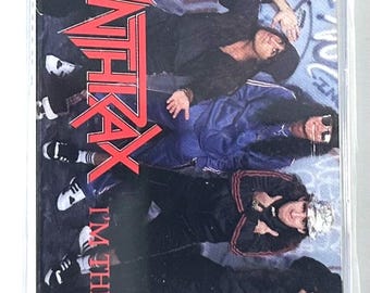 Anthrax I'm The Man Cassette Tape (1987 Release) - Brand New Case
