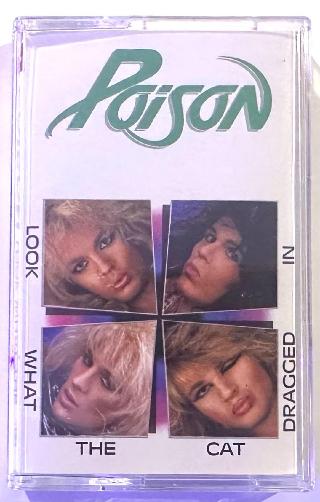 Poison First Album Poison Look What the Cat Dragged in ( 1986 Release) Cassette Tape ...