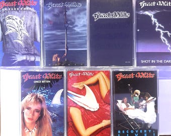 Great White  Cassette Tapes. Sold As Bundled lot. All in excellent condition and sound amazing.