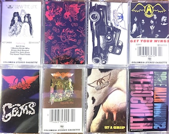 Aerosmith Cassette Tapes. Sold As  Bundled lot. All in excellent condition and sound amazing.