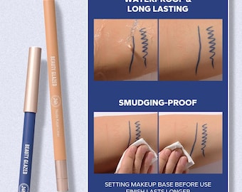 Beauty Glazed Waterproof Eyeliner Pencil: Long-Lasting, Smudge-Resistant