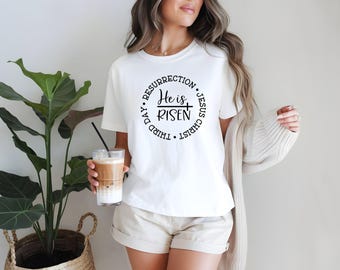 He is Risen T-shirt: Easter Religious Gift