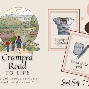 The Cramped Road to Life Game | JW Bible-Based Board Game | for Christian Families | DIY Printable Fun | Family Game Night | Family Worship