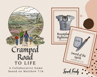 The Cramped Road to Life Game | JW Bible-Based Board Game | for Christian Families | DIY Printable Fun | Family Game Night | Family Worship