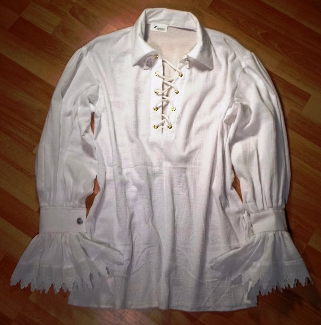 Pirate Shirt Custom Made to Order Costume Accessory Shirt Etsy